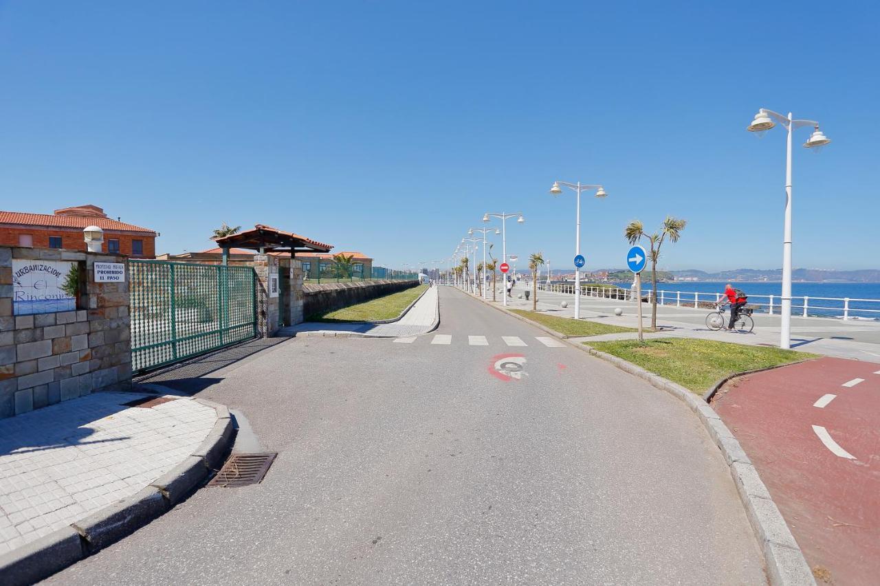 158A Triplex Rinconin Con Piscina Gijón Exterior foto